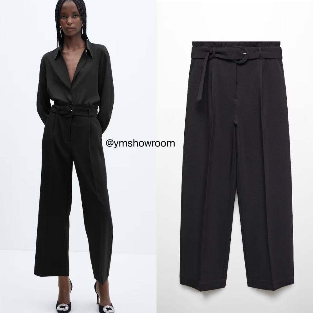 🔥Last 1🔥MANGO Belted smart pants